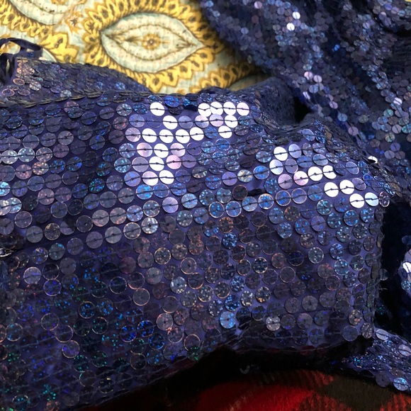 Sequence blue dress - Picture 3 of 3